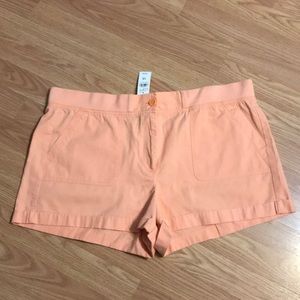 LOFT peach colored shorts